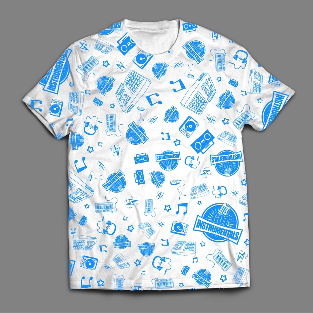 Got Instrumentals T-Shirt for GotInstrumentals.com - Picture 3 of 3